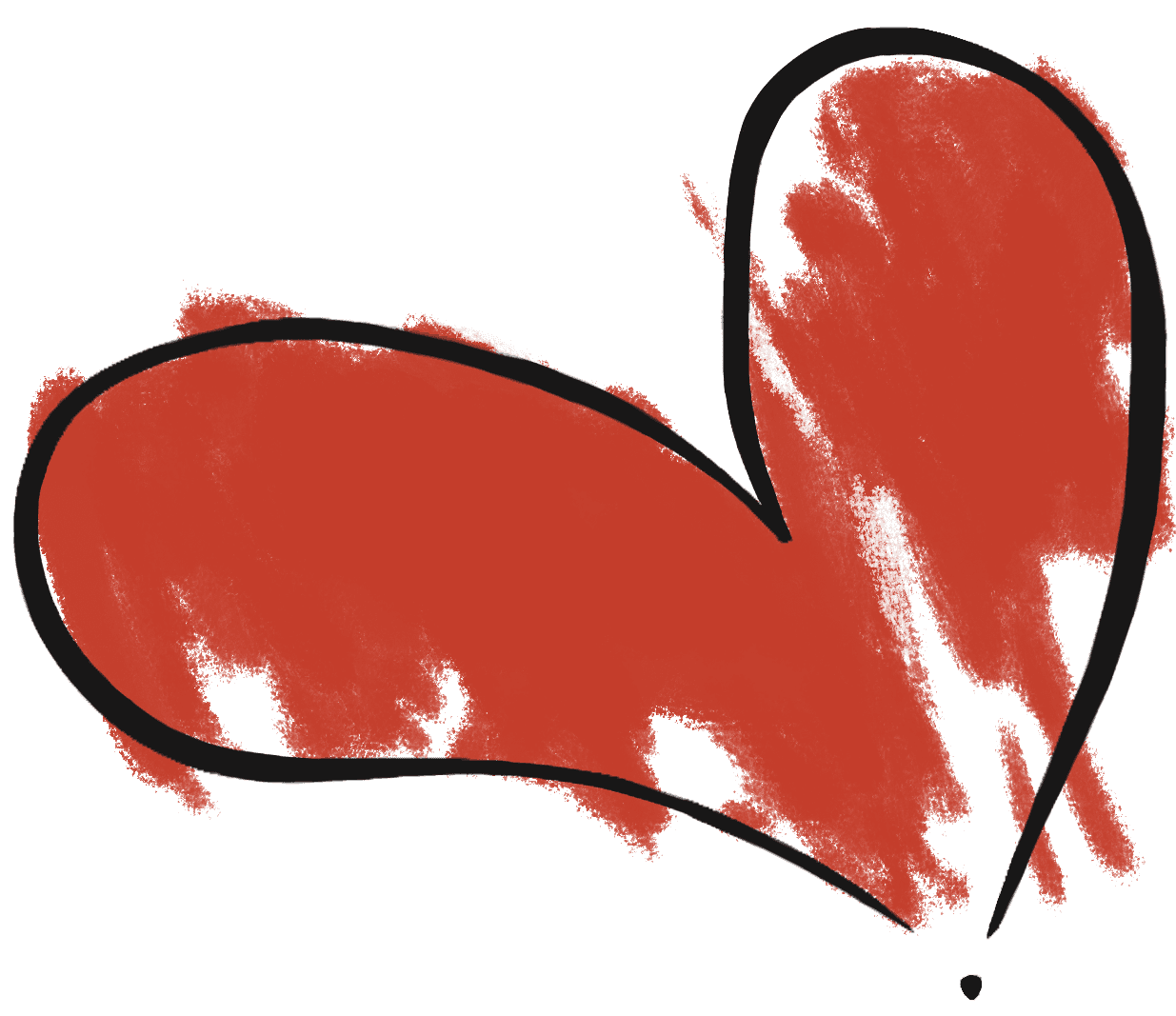 Grafica di un cuore creata da Chen Hao Wang